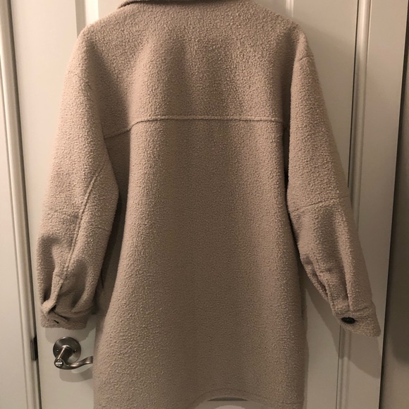 H&M Faux Shearling Shacket (Size S) - Picture 2 of 5